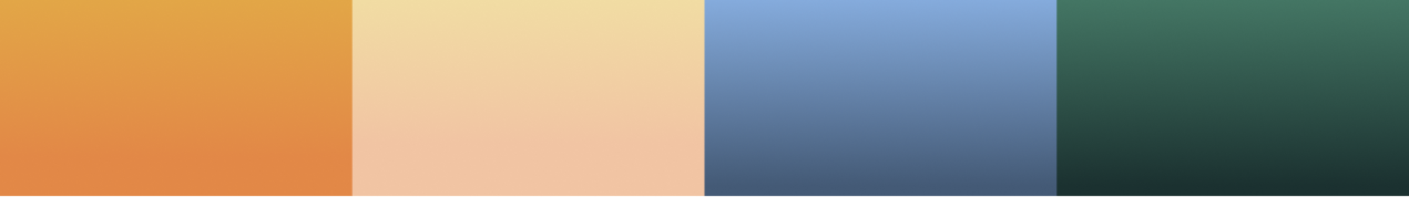 Gradient palette of draft sketch